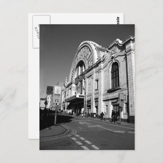 Wintergärten, B/W Postkarte (Vorne/Hinten)