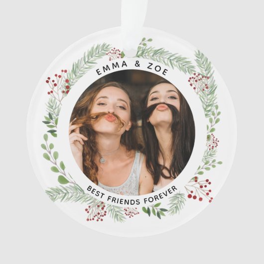 Wintergarten Best Friends Ornament (Vorderseite)