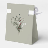 Wintergarten Blüte Babydusche Wildblume Geschenkschachtel (Rückseite)