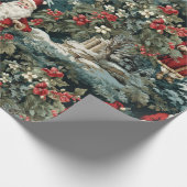 Wintergarten des Weihnachtsmanns III Geschenkpapier (Ecke)