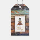 Wintergarten, glückliche Ferien Geschenkanhänger (Vorderseite)