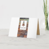 Wintergarten, glückliche Ferien Karte (Rückseite)