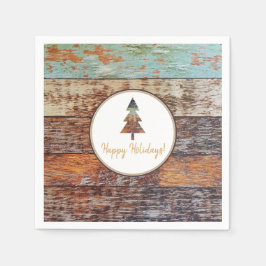 Wintergarten, glückliche Ferien Serviette