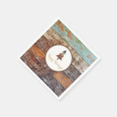 Wintergarten, glückliche Ferien Serviette (Ecke)