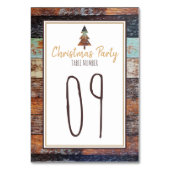 Wintergarten, glückliche Ferien Tischnummer (Rückseite)