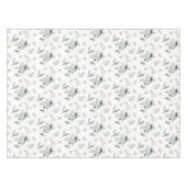 Wintergarten Goldene Schneeflocken Tischdecke (Vorderseite (Horizontal))