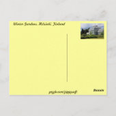 Wintergarten, Helsinki Postkarte (Rückseite)