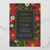 Wintergarten | Holiday Cocktail Party Folieneinladung (Vorderseite)