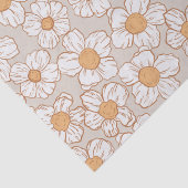 Wintergarten in Beige Seidenpapier (Detail)