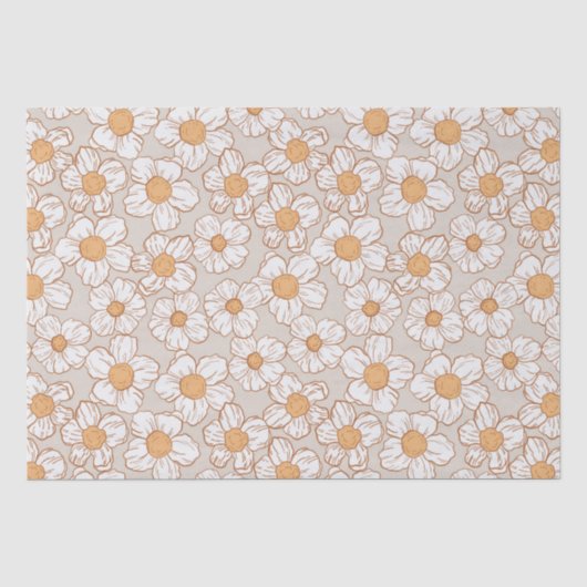Wintergarten in Beige Seidenpapier (Vorderseite)