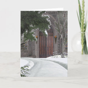 Wintergarten-Karte Feiertagskarte