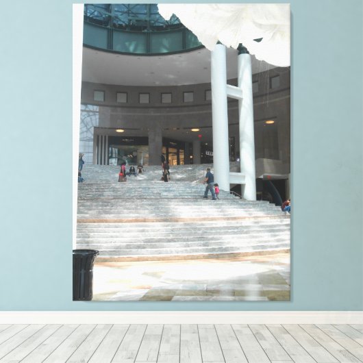 Wintergarten, New York City Leinwanddruck (Insitu (Holzboden))