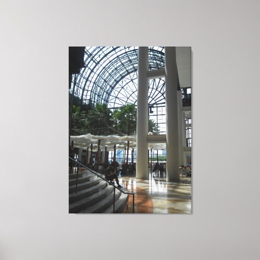 Wintergarten, New York City Leinwanddruck (Vorderseite)