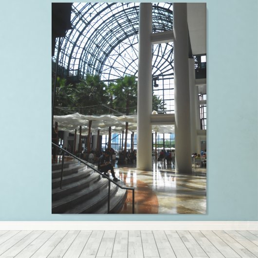 Wintergarten, New York City Leinwanddruck (Insitu (Holzboden))