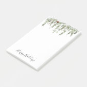 Wintergarten Pine Cone Ferienhäuser Hinweise Post-it Klebezettel (angewinkelt)