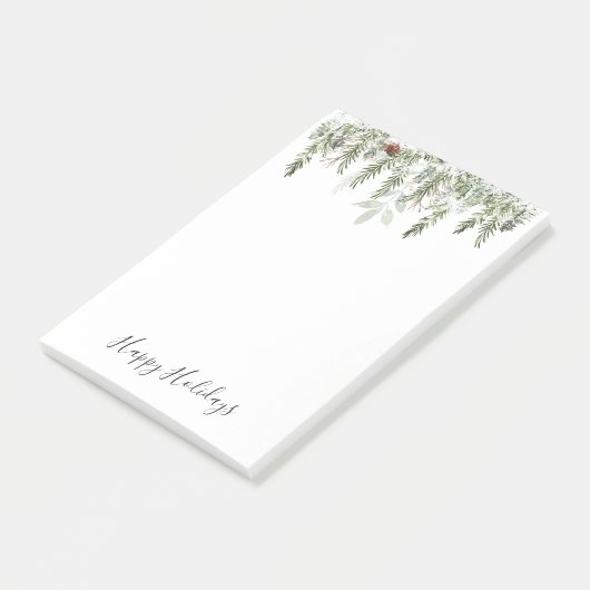 Wintergarten Pine Cone Ferienhäuser Hinweise Post-it Klebezettel (angewinkelt)