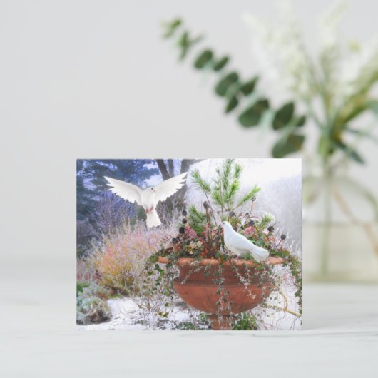 "Wintergarten" Postkarte (Stehend Vorderseite)