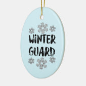 Wintergarten Snowflake Keramik Ornament (Links)