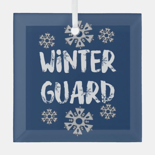 Wintergarten Snowflake Ornament Aus Glas (Vorderseite)