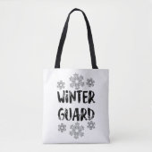 Wintergarten Snowflake Tasche (Vorderseite)