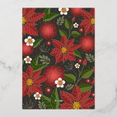 Wintergarten | Vertikales Foto Folien Feiertagskarte (Rückseite)