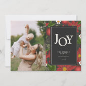 Wintergarten | Weihnachts-Fotokarte Feiertagskarte (Vorderseite)