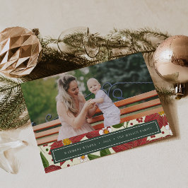 Wintergarten | Weihnachts-Fotokarte Feiertagskarte