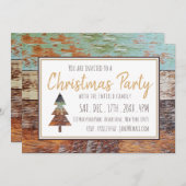 Wintergarten, Weihnachts-Party Einladung (Vorne/Hinten)