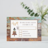 Wintergarten, Weihnachts-Party RSVP Karte (Stehend Vorderseite)