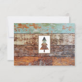 Wintergarten, Weihnachts-Party RSVP Karte (Rückseite)