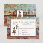 Wintergarten, Weihnachts-Party RSVP Karte (Vorne/Hinten)