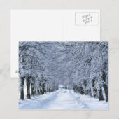 Wintergasse Postkarte (Vorne/Hinten)