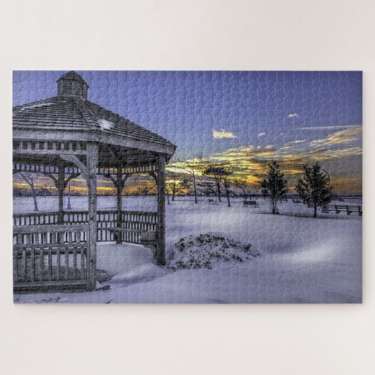 WinterGazebo-Puzzle Puzzle (Horizontal)