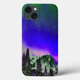 Wintergebirge bei Nacht Case-Mate iPhone Hülle