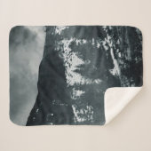 Wintergebirge Frostbitten Sherpa Blanket Sherpadecke (Vorderseite (Horizontal))