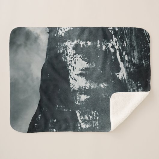 Wintergebirge Frostbitten Sherpa Blanket Sherpadecke (Vorderseite (Horizontal))