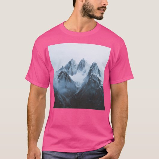 Wintergebirge Landschaft Bergwelt Bergsee-Zauber T-Shirt (Vorderseite)
