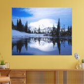 Wintergebirge Leinwanddruck (Insitu (Wohnzimmer))