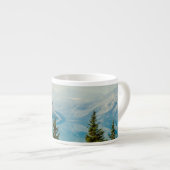 Wintergebirgsseen Espressotasse (Vorderseite Rechts)