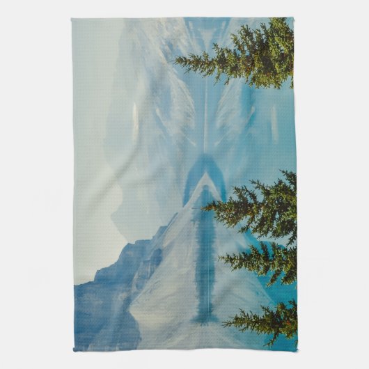 Wintergebirgsseen Geschirrtuch (Vertikal)