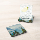 Wintergebirgsseen Getränkeuntersetzer (Rechte Seite)