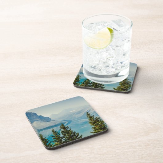 Wintergebirgsseen Getränkeuntersetzer (Rechte Seite)