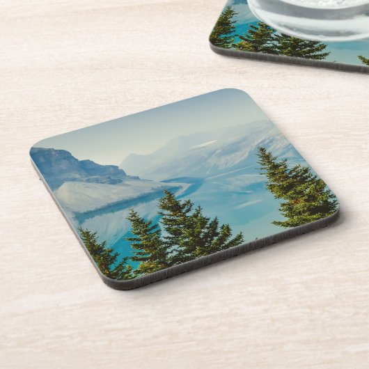 Wintergebirgsseen Getränkeuntersetzer (Linke Seite)