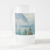 Wintergebirgsseen Mattglas Bierglas (Vorderseite Links)