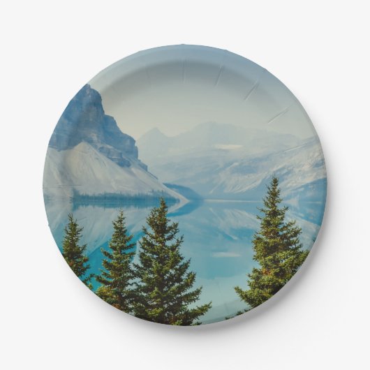 Wintergebirgsseen Pappteller (Vorderseite)