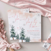 Wintergeburt Einladung, Party Zeit Einladung