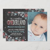 Wintergeburtsfeier am Sonntag Einladung (Vorne/Hinten)