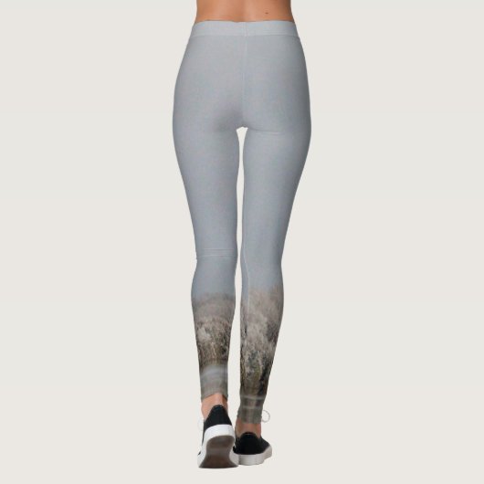 Wintergedankenwanderte Leggings (Rückseite)