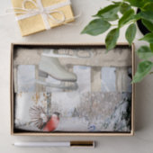 Wintergeflechtpapier Seidenpapier (Geschenk)