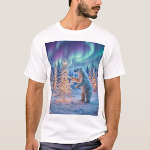 Wintergeist im nördlichen Himmel T-Shirt